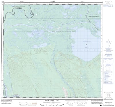 074L06 - RICHARDSON LAKE - Topographic Map