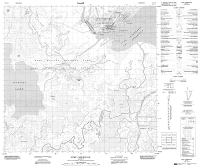 074L11 - FORT CHIPEWYAN - Topographic Map