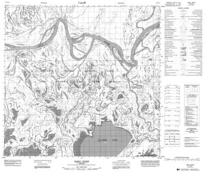 074L13 - BARIL RIVER - Topographic Map