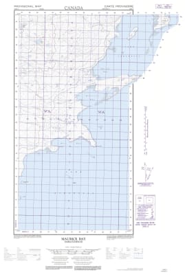 074N05 - MAURICE BAY - Topographic Map