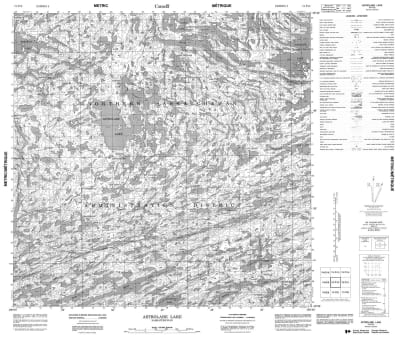 074P12 - ASTROLABE LAKE - Topographic Map