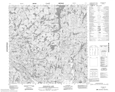 075C02 - WHIRLWIND LAKE - Topographic Map
