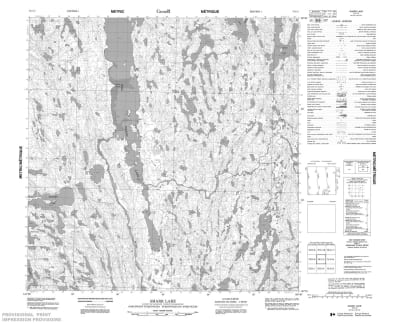075C05 - SHARK LAKE - Topographic Map
