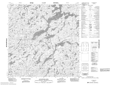 075C16 - ALCANTARA LAKE - Topographic Map