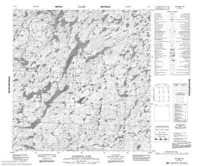 075F02 - ANDERSON LAKE - Topographic Map
