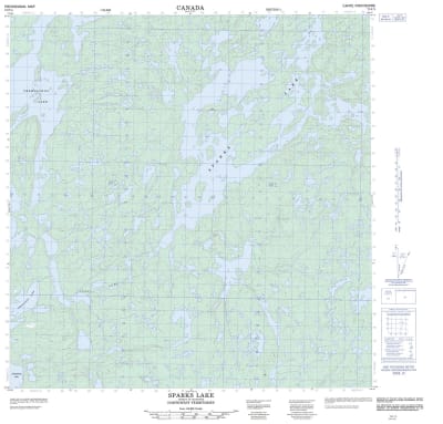 075F04 - SPARKS LAKE - Topographic Map