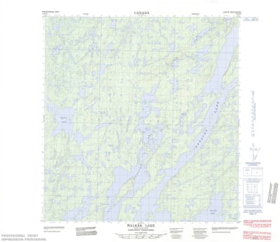 075F13 - WALKER LAKE - Topographic Map