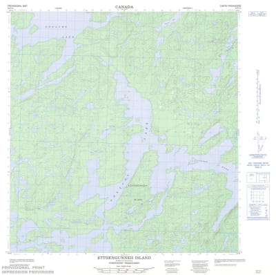 075F14 - ETTHENGUNNEH ISLAND - Topographic Map