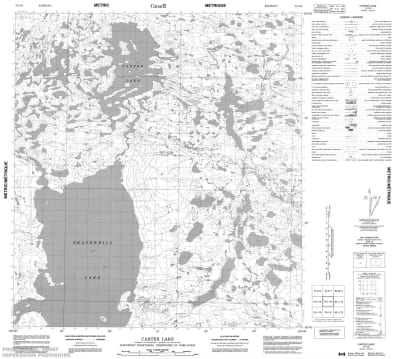 075I16 - CARTER LAKE - Topographic Map