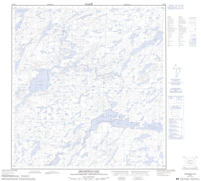075K02 - BROOMFIELD LAKE - Topographic Map