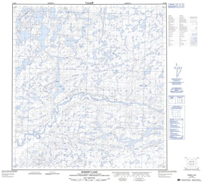 075K06 - ROBERT LAKE - Topographic Map