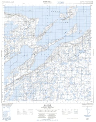 075K11 - RELIANCE - Topographic Map