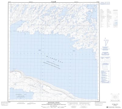 075K13 - SENTINEL POINT - Topographic Map