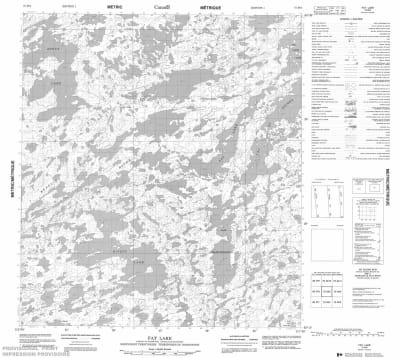 075M05 - FAT LAKE - Topographic Map