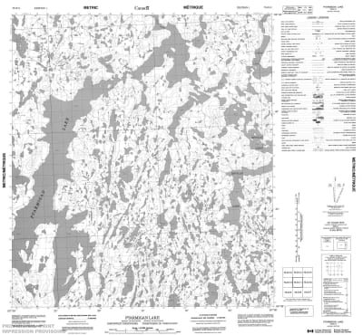 075O11 - PTARMIGAN LAKE - Topographic Map