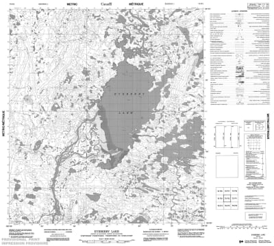 075P02 - EYEBERRY LAKE - Topographic Map
