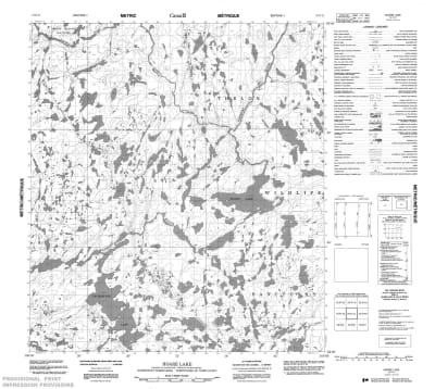 075P11 - HOARE LAKE - Topographic Map