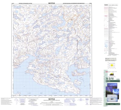 076D10 - NO TITLE - Topographic Map