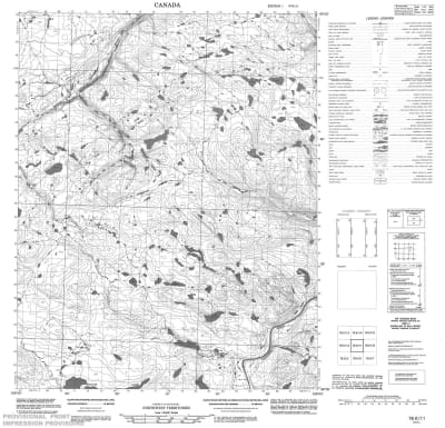 076K11 - NO TITLE - Topographic Map