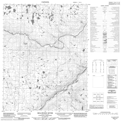 076K14 - SELLWOOD RIVER - Topographic Map