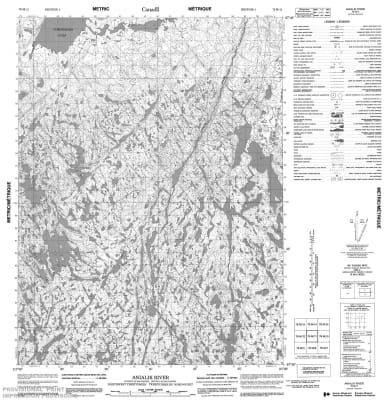 076M11 - ANIALIK RIVER - Topographic Map