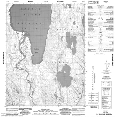 076N07 - BAILLIE BAY - Topographic Map