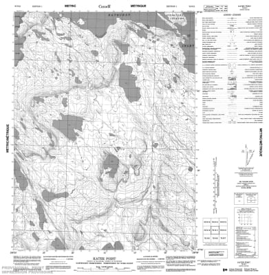 076N11 - KATER POINT - Topographic Map