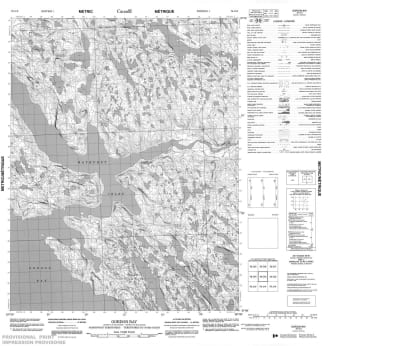 076O03 - GORDON BAY - Topographic Map