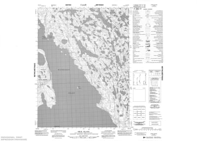 076O12 - SHOE ISLAND - Topographic Map