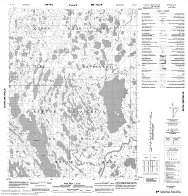 076P15 - BRICHTA LAKE - Topographic Map