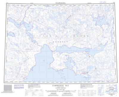 077D - CAMBRIDGE BAY - Topographic Map