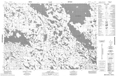077D12 - SURREY LAKE - Topographic Map