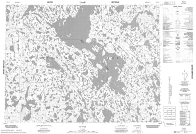 077E14 - NO TITLE - Topographic Map
