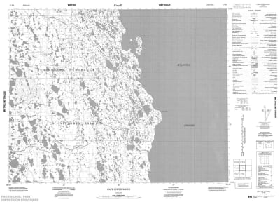 077H09 - CAPE COPENHAGEN - Topographic Map