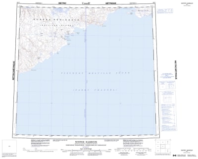 078F - WINTER HARBOUR - Topographic Map