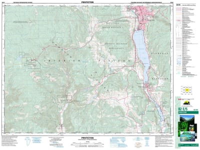 082E05 - PENTICTON - Topographic Map