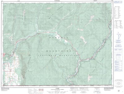 082F01 - YAHK - Topographic Map