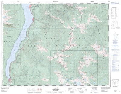 082F14 - SLOCAN - Topographic Map