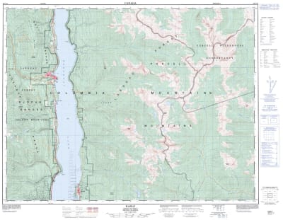 082F15 - KASLO - Topographic Map
