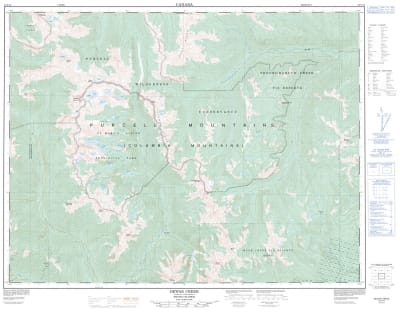 082F16 - DEWAR CREEK - Topographic Map