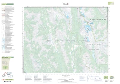 082J06 - MOUNT ABRUZZI - Topographic Map