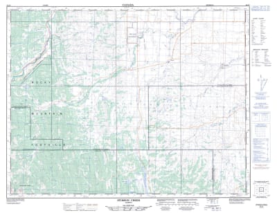 082J08 - STIMSON CREEK - Topographic Map