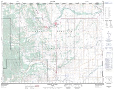 082J09 - TURNER VALLEY - Topographic Map