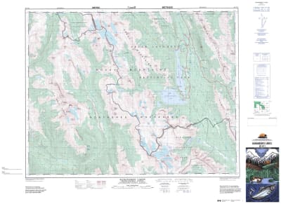 082J11 - KANANASKIS LAKES - Topographic Map