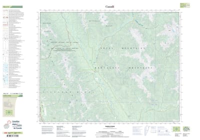 082J12 - TANGLE PEAK - Topographic Map