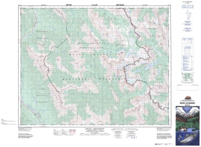 082J13 - MOUNT ASSINIBOINE - Topographic Map