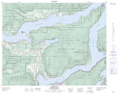 082L14 - SORRENTO - Topographic Map