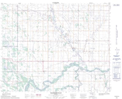 083B01 - MARKERVILLE - Topographic Map