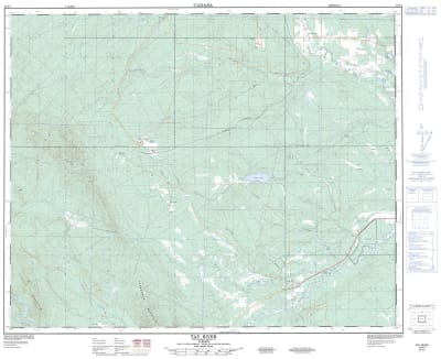 083B03 - TAY RIVER - Topographic Map
