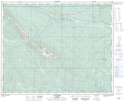 083B05 - SAUNDERS - Topographic Map